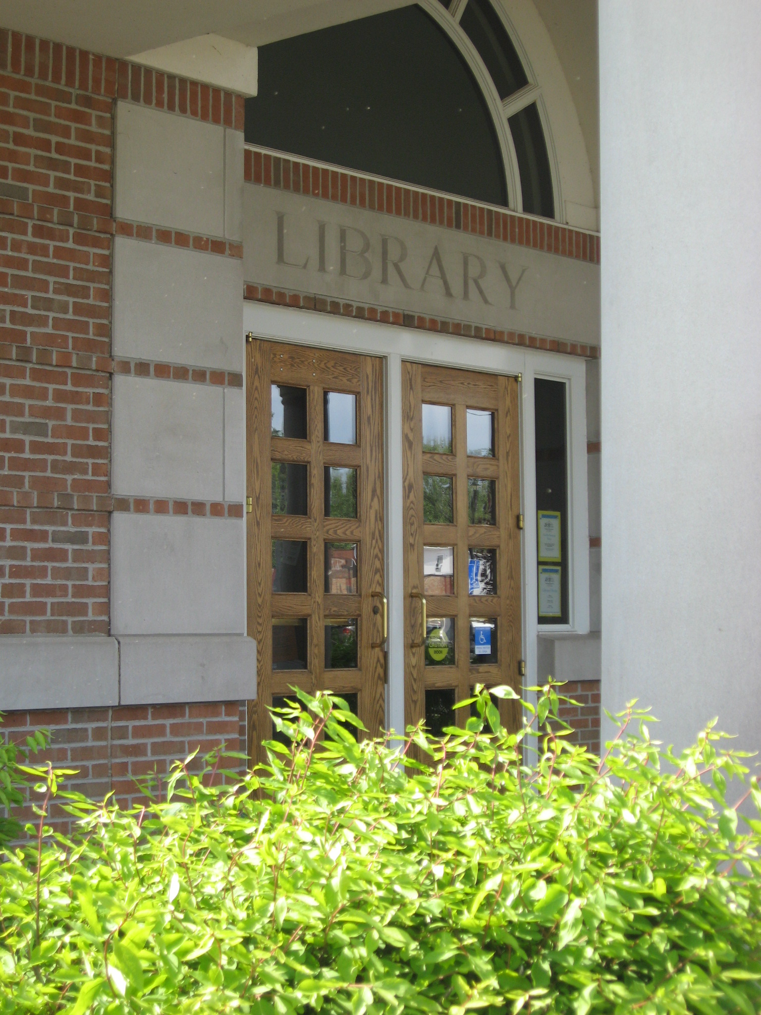 library entrance